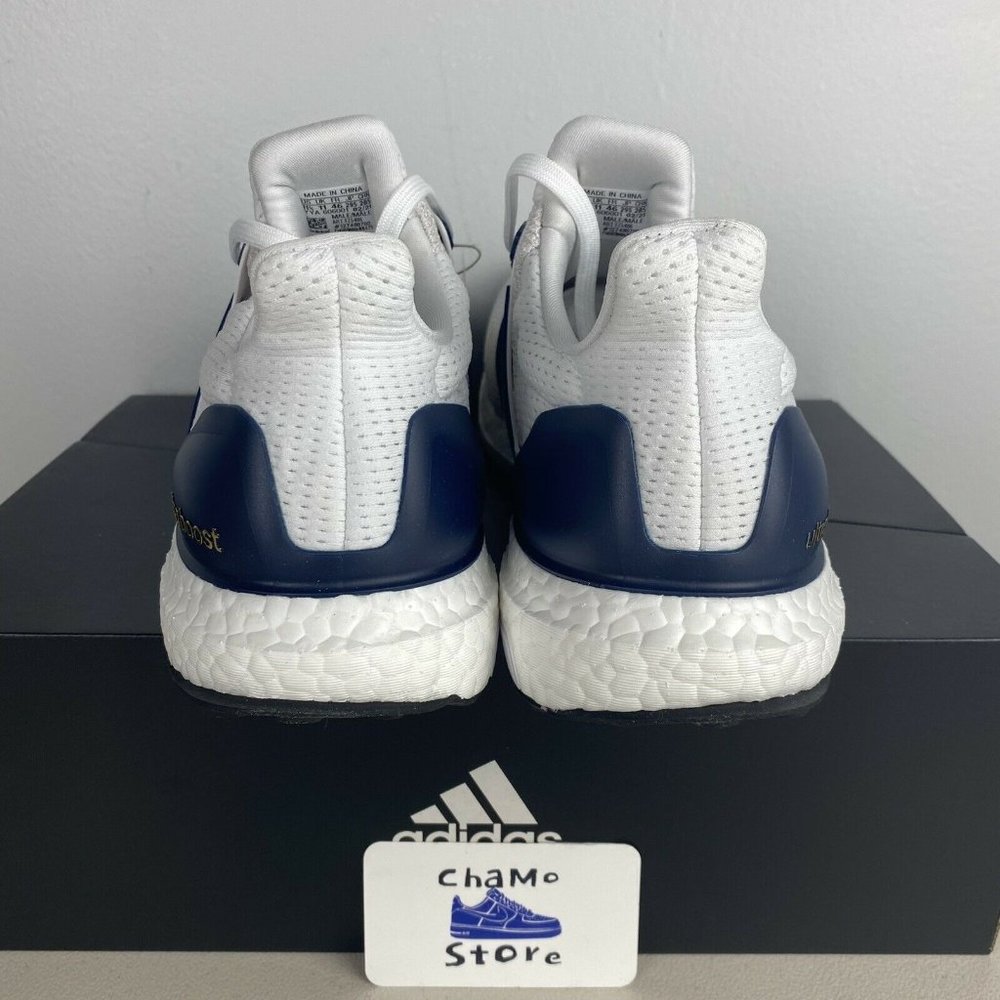 Adidas UltraBoost 2.0 DNA Mens Stefon Diggs PE White Navy Gold - Picture 4 of 12